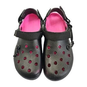 Crocs Post Malone X Duet Max Clog Black / Pink Mens 11 Beach Waterproof Buckle